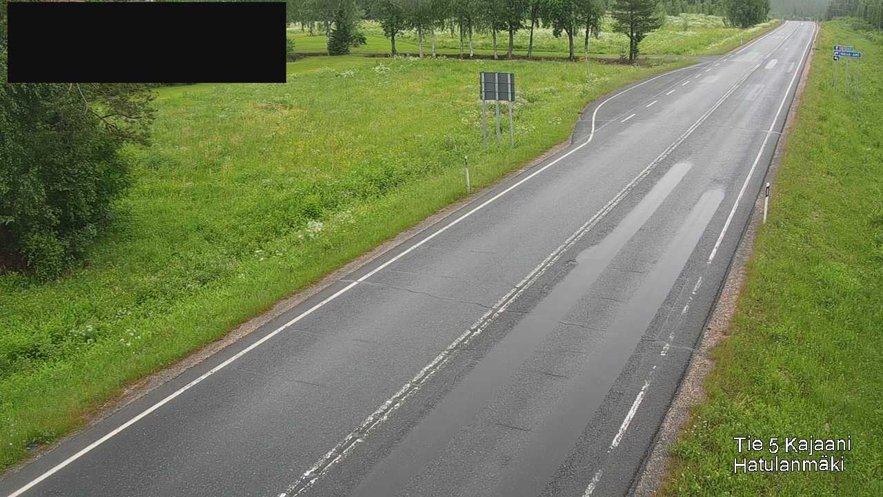 Weather Camera Image Väg 5 Kajanus, Hatulanmäki, Kajaani, Kainuu