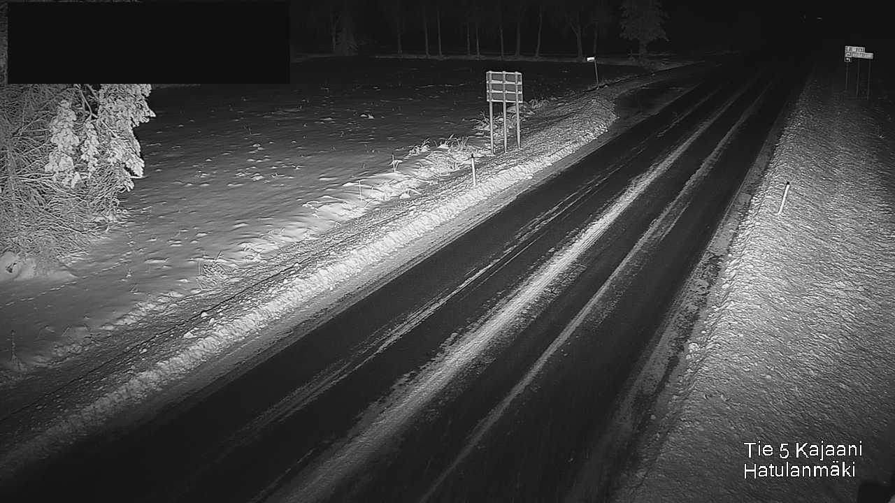 Weather Camera Image Väg 5 Kajanus, Hatulanmäki, Kajaani, Kainuu