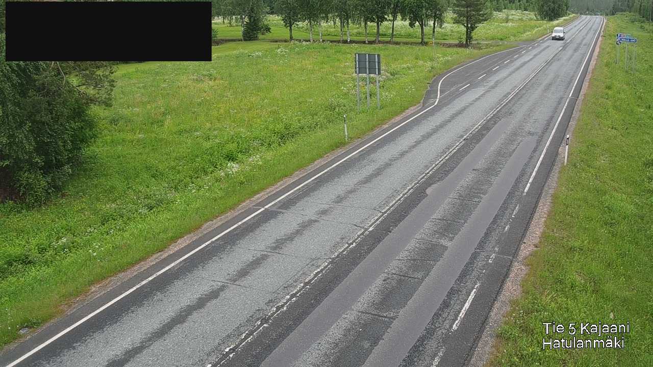 Weather Camera Image Väg 5 Kajanus, Hatulanmäki, Kajaani, Kainuu