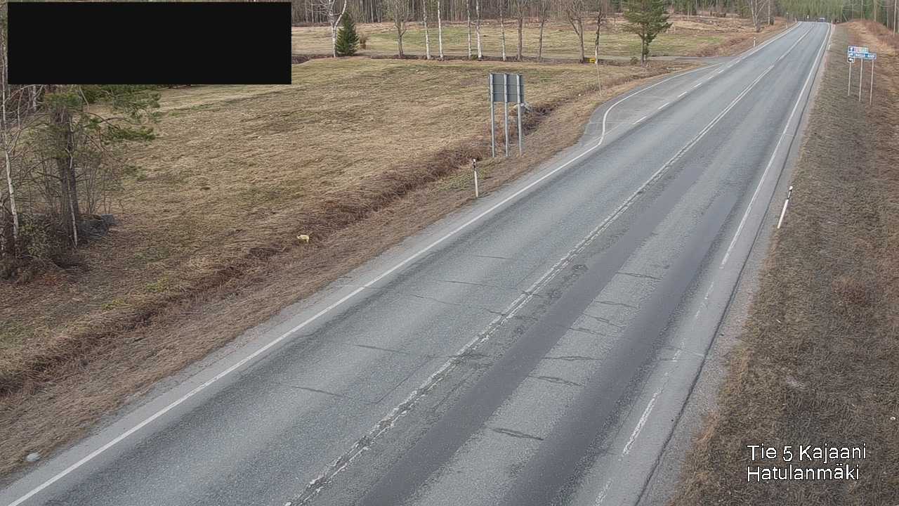 Weather Camera Image Road 5 Kajaani, Hatulanmäki, Kajaani, Kainuu