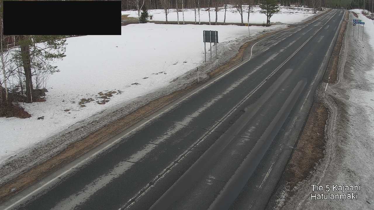 Weather Camera Image Väg 5 Kajanus, Hatulanmäki, Kajaani, Kainuu