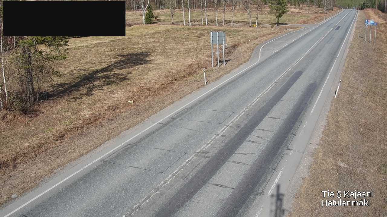 Weather Camera Image Road 5 Kajaani, Hatulanmäki, Kajaani, Kainuu