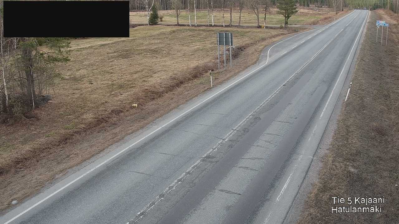 Weather Camera Image Road 5 Kajaani, Hatulanmäki, Kajaani, Kainuu