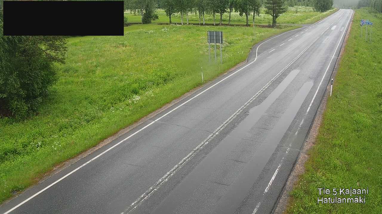 Weather Camera Image Väg 5 Kajanus, Hatulanmäki, Kajaani, Kainuu