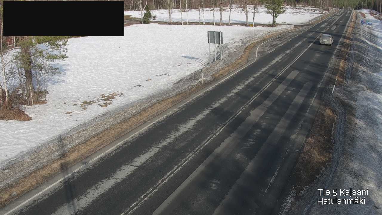 Weather Camera Image Väg 5 Kajanus, Hatulanmäki, Kajaani, Kainuu
