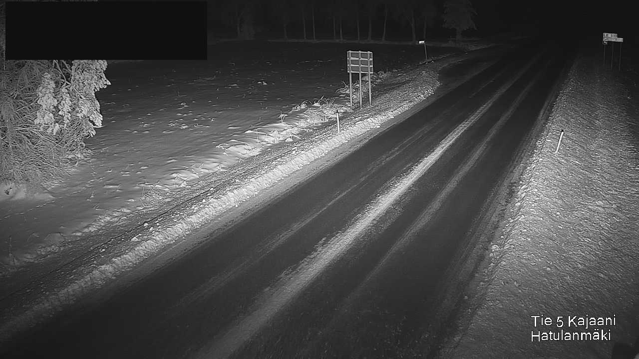 Weather Camera Image Väg 5 Kajanus, Hatulanmäki, Kajaani, Kainuu