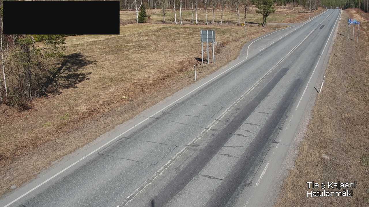 Weather Camera Image Road 5 Kajaani, Hatulanmäki, Kajaani, Kainuu