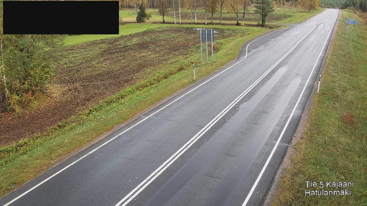 Weather Camera Image Väg 5 Kajanus, Hatulanmäki, Kajaani, Kainuu
