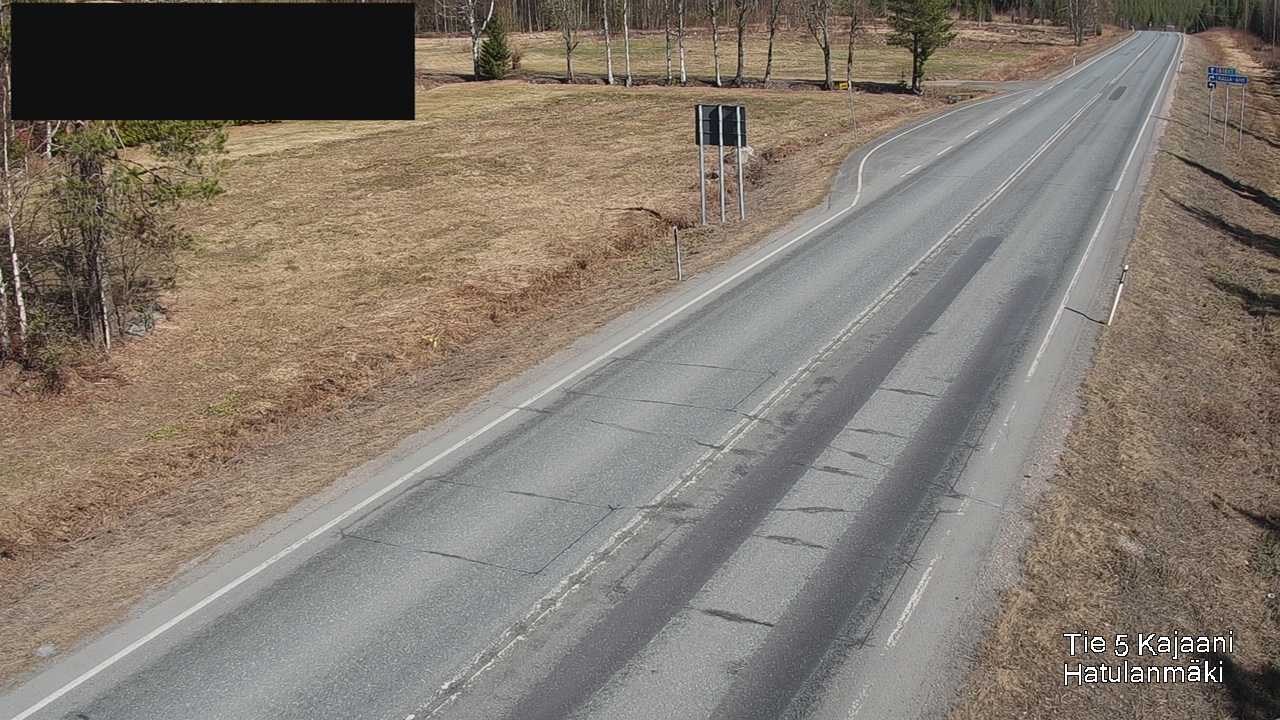 Weather Camera Image Road 5 Kajaani, Hatulanmäki, Kajaani, Kainuu