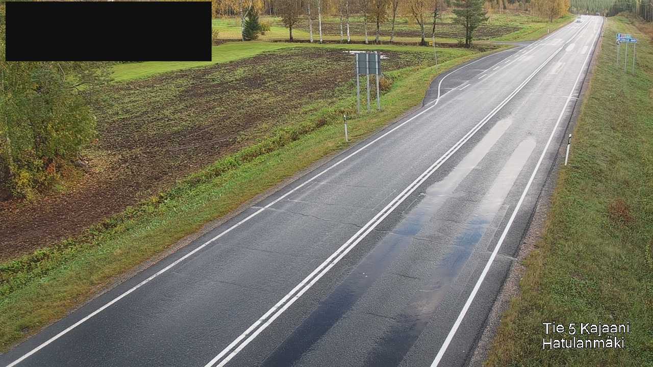 Weather Camera Image Väg 5 Kajanus, Hatulanmäki, Kajaani, Kainuu