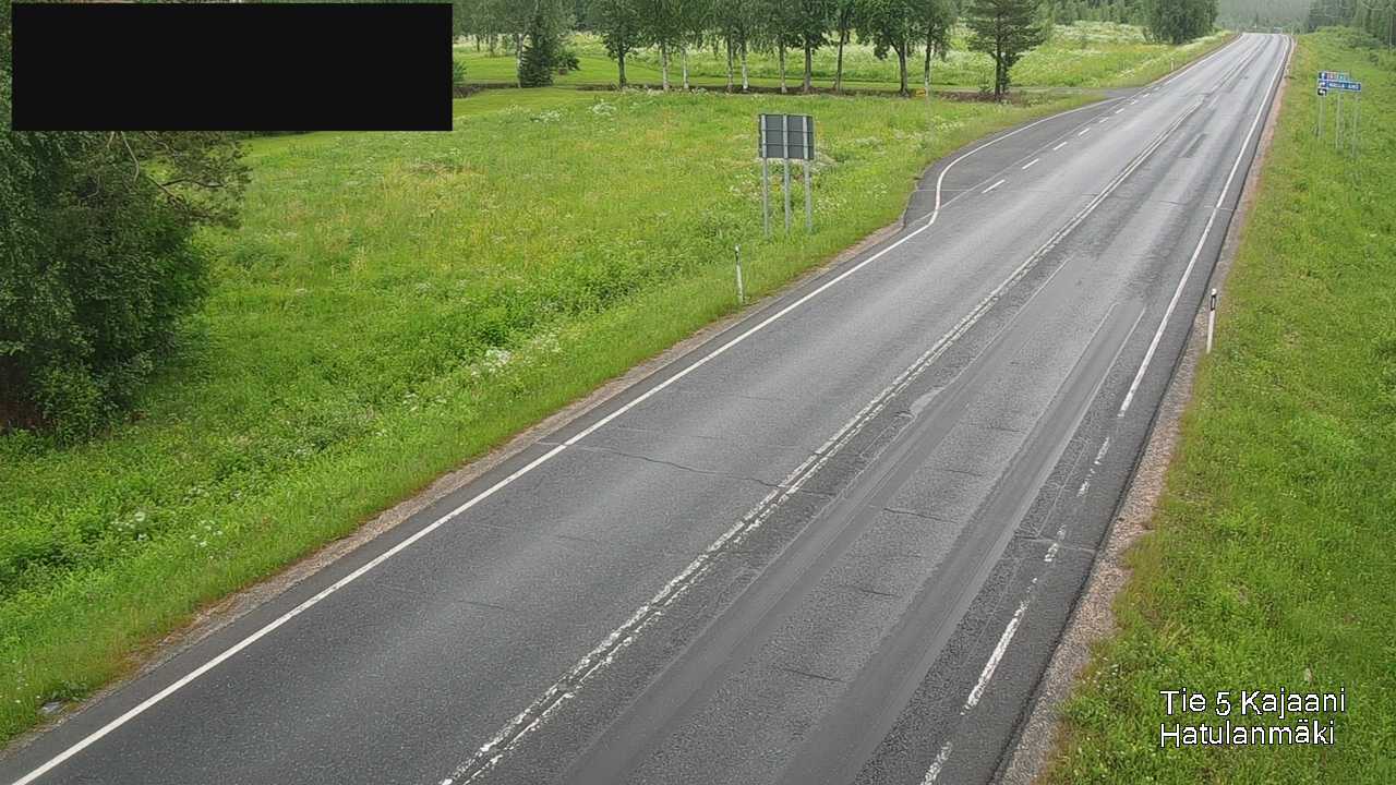 Weather Camera Image Väg 5 Kajanus, Hatulanmäki, Kajaani, Kainuu
