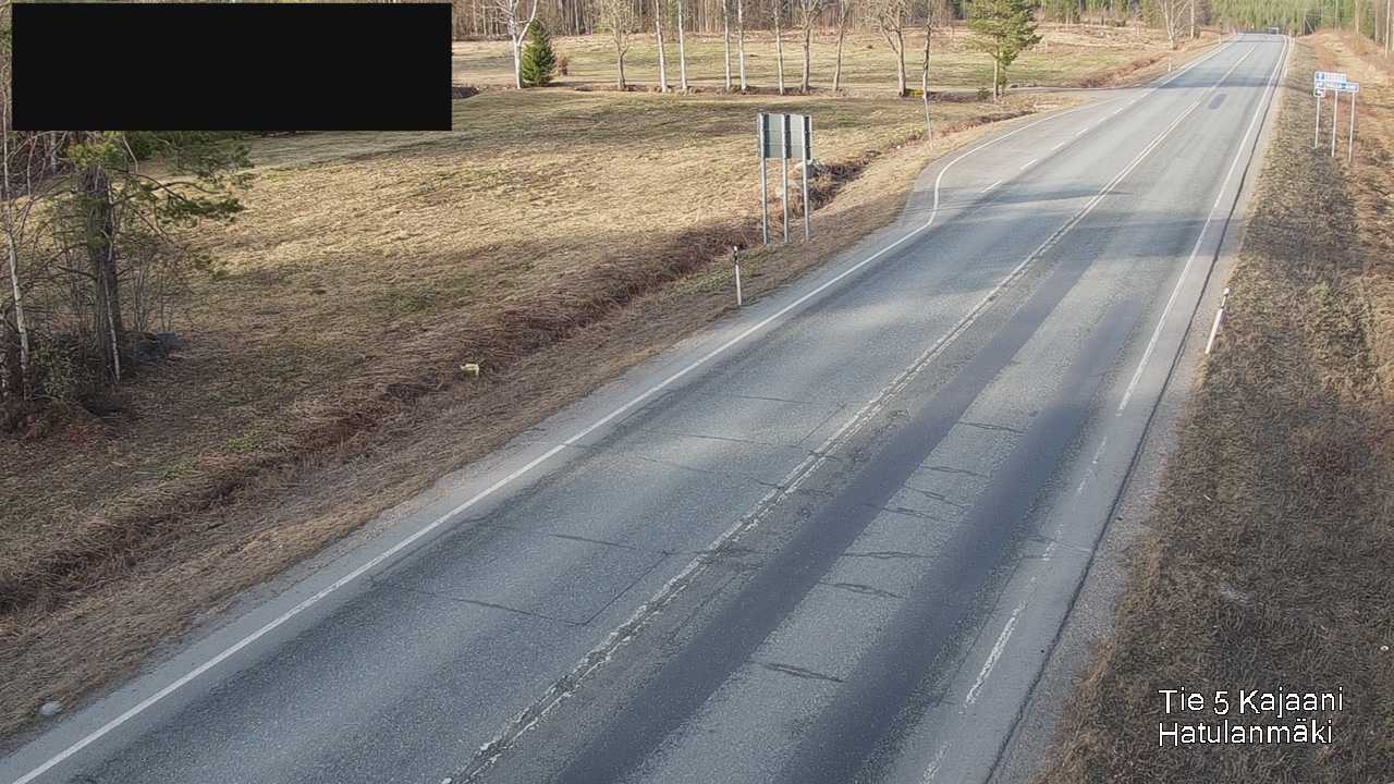 Weather Camera Image Road 5 Kajaani, Hatulanmäki, Kajaani, Kainuu