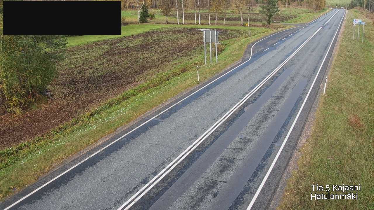 Weather Camera Image Väg 5 Kajanus, Hatulanmäki, Kajaani, Kainuu
