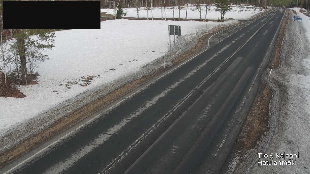 Weather Camera Image Väg 5 Kajanus, Hatulanmäki, Kajaani, Kainuu