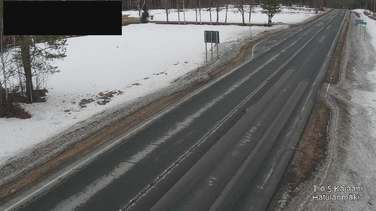 Weather Camera Image Väg 5 Kajanus, Hatulanmäki, Kajaani, Kainuu