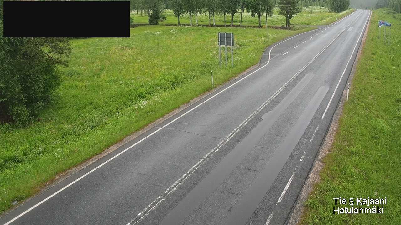 Weather Camera Image Väg 5 Kajanus, Hatulanmäki, Kajaani, Kainuu