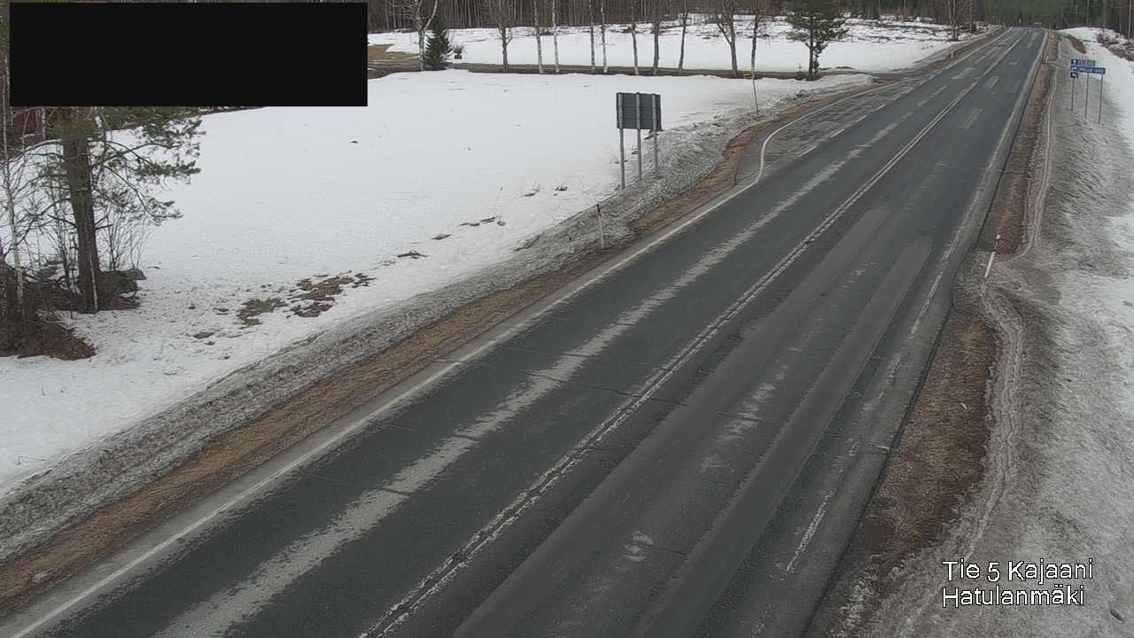 Weather Camera Image Road 5 Kajaani, Hatulanmäki, Kajaani, Kainuu