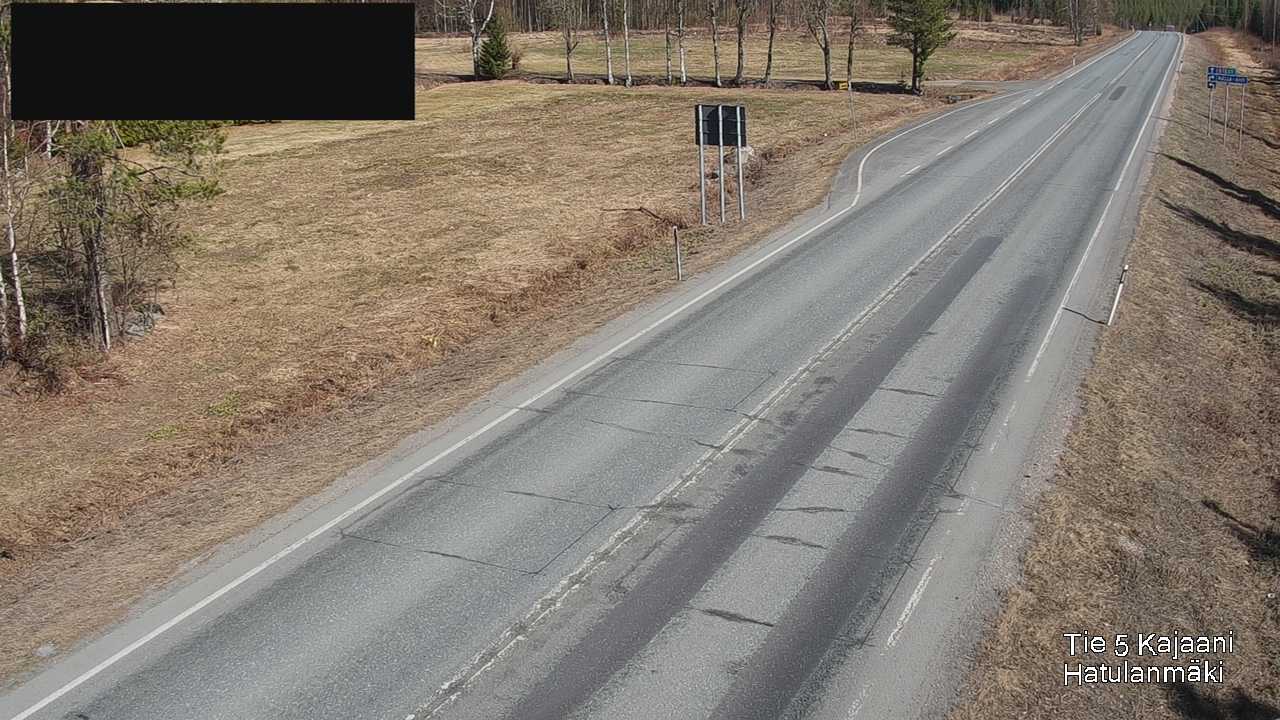 Weather Camera Image Road 5 Kajaani, Hatulanmäki, Kajaani, Kainuu