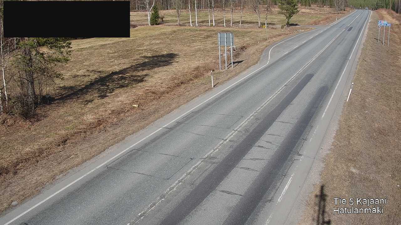 Weather Camera Image Road 5 Kajaani, Hatulanmäki, Kajaani, Kainuu