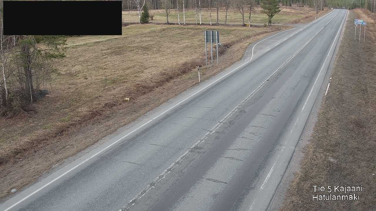 Weather Camera Image Road 5 Kajaani, Hatulanmäki, Kajaani, Kainuu
