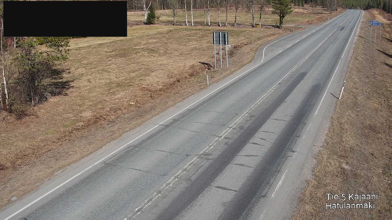 Weather Camera Image Road 5 Kajaani, Hatulanmäki, Kajaani, Kainuu