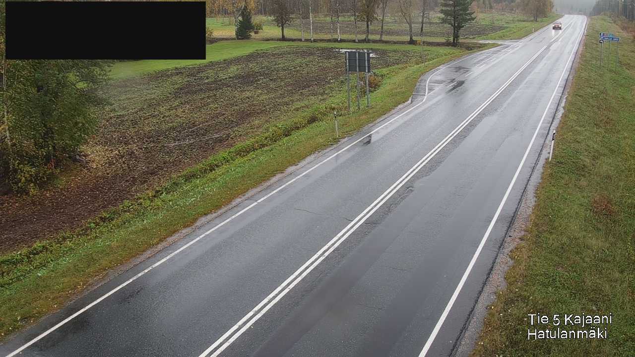 Weather Camera Image Väg 5 Kajanus, Hatulanmäki, Kajaani, Kainuu