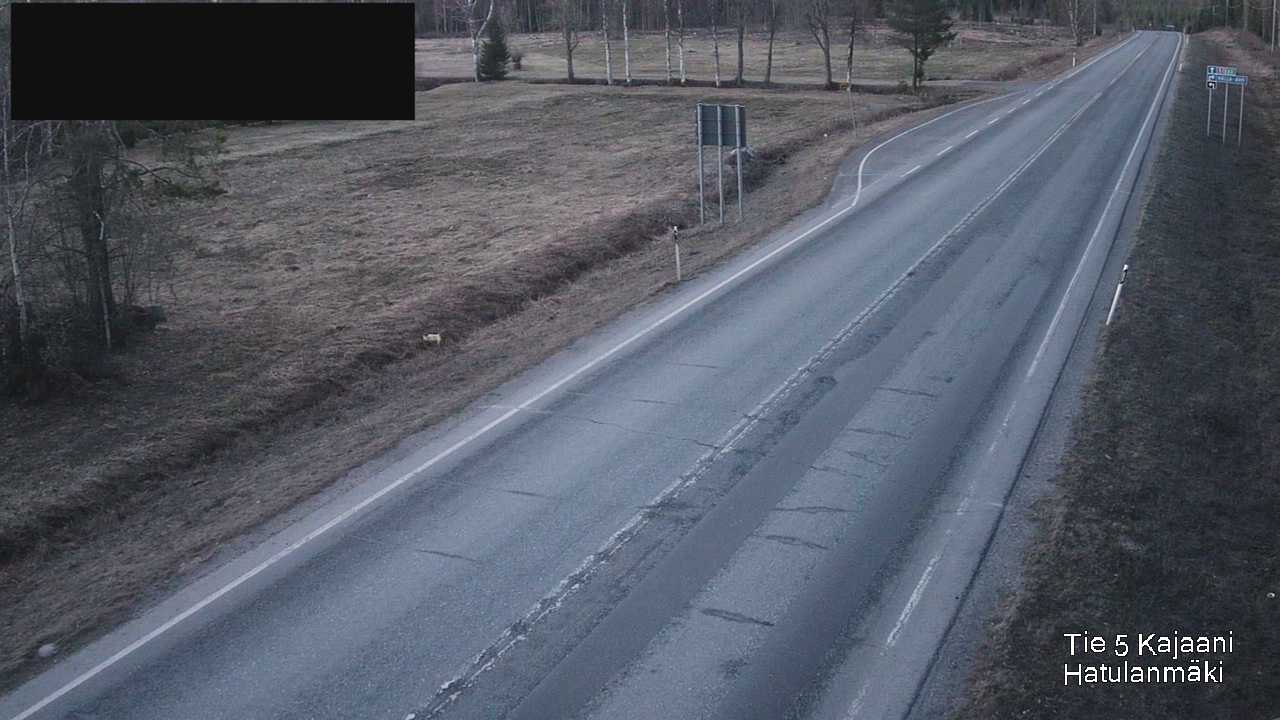 Weather Camera Image Road 5 Kajaani, Hatulanmäki, Kajaani, Kainuu