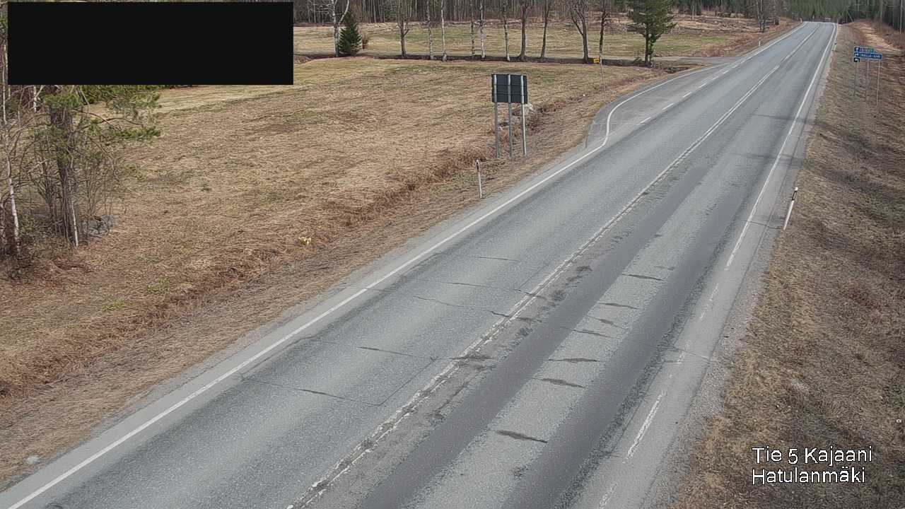 Weather Camera Image Road 5 Kajaani, Hatulanmäki, Kajaani, Kainuu