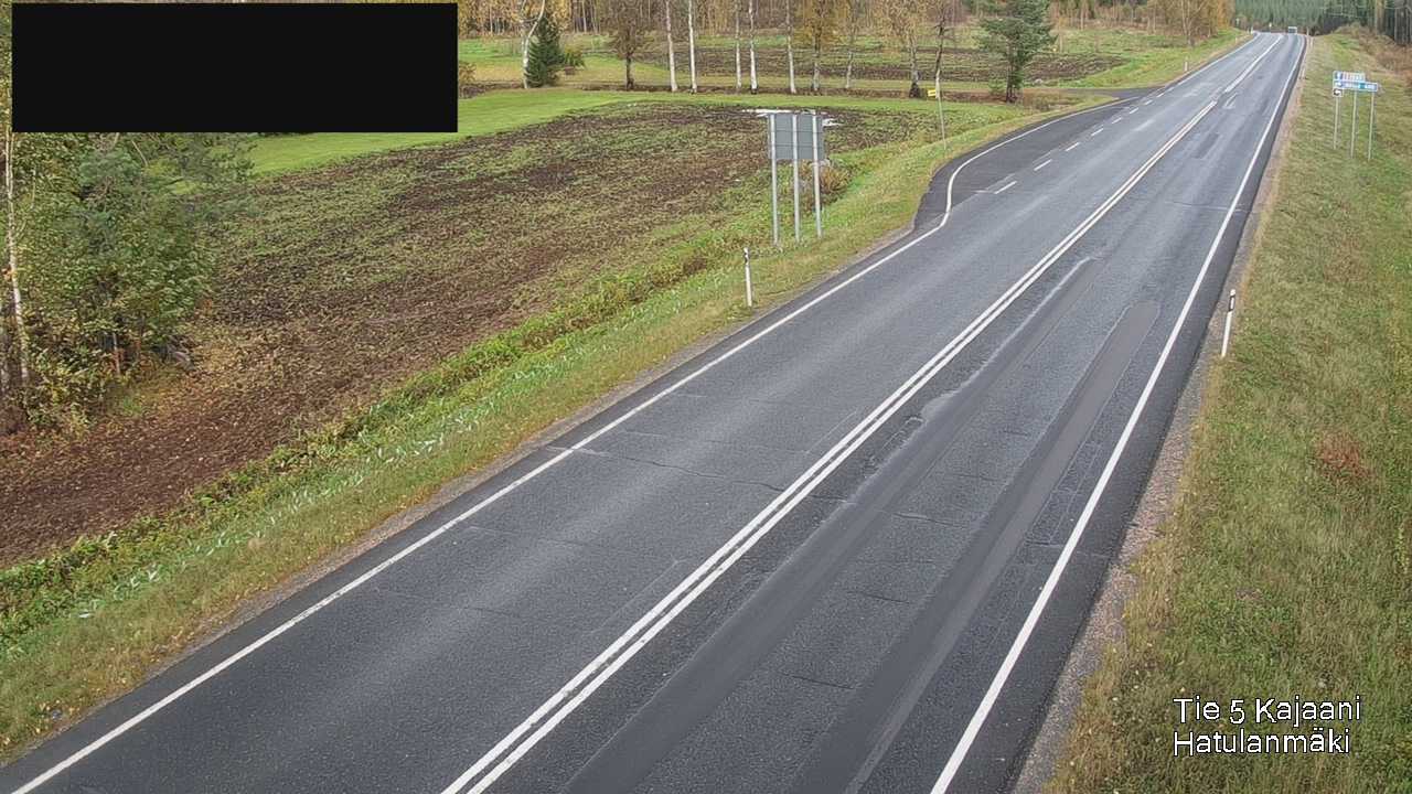 Weather Camera Image Väg 5 Kajanus, Hatulanmäki, Kajaani, Kainuu