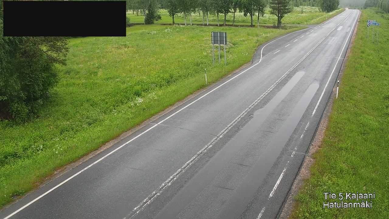 Weather Camera Image Väg 5 Kajanus, Hatulanmäki, Kajaani, Kainuu