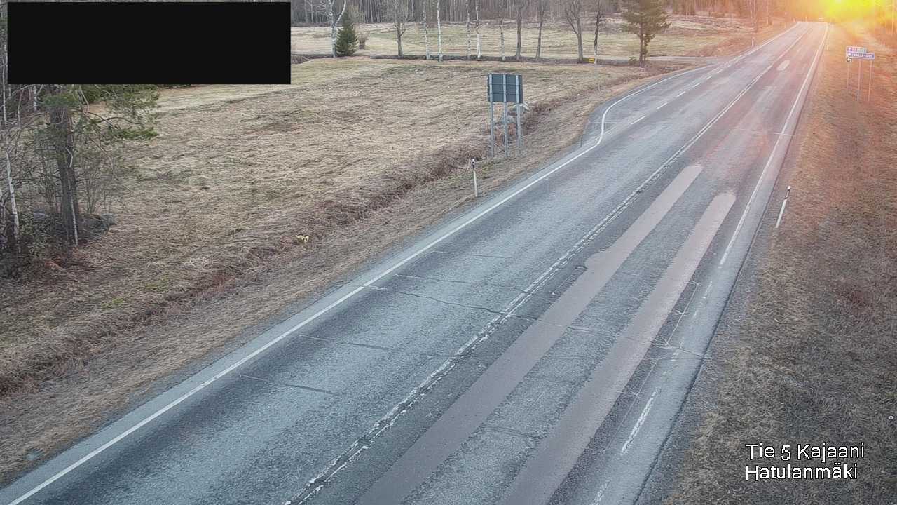 Weather Camera Image Road 5 Kajaani, Hatulanmäki, Kajaani, Kainuu
