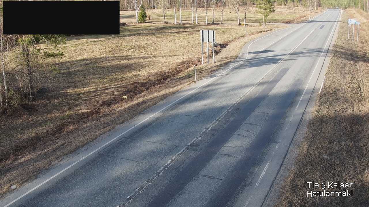 Weather Camera Image Road 5 Kajaani, Hatulanmäki, Kajaani, Kainuu