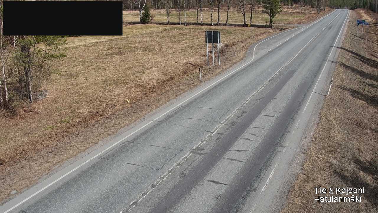 Weather Camera Image Road 5 Kajaani, Hatulanmäki, Kajaani, Kainuu