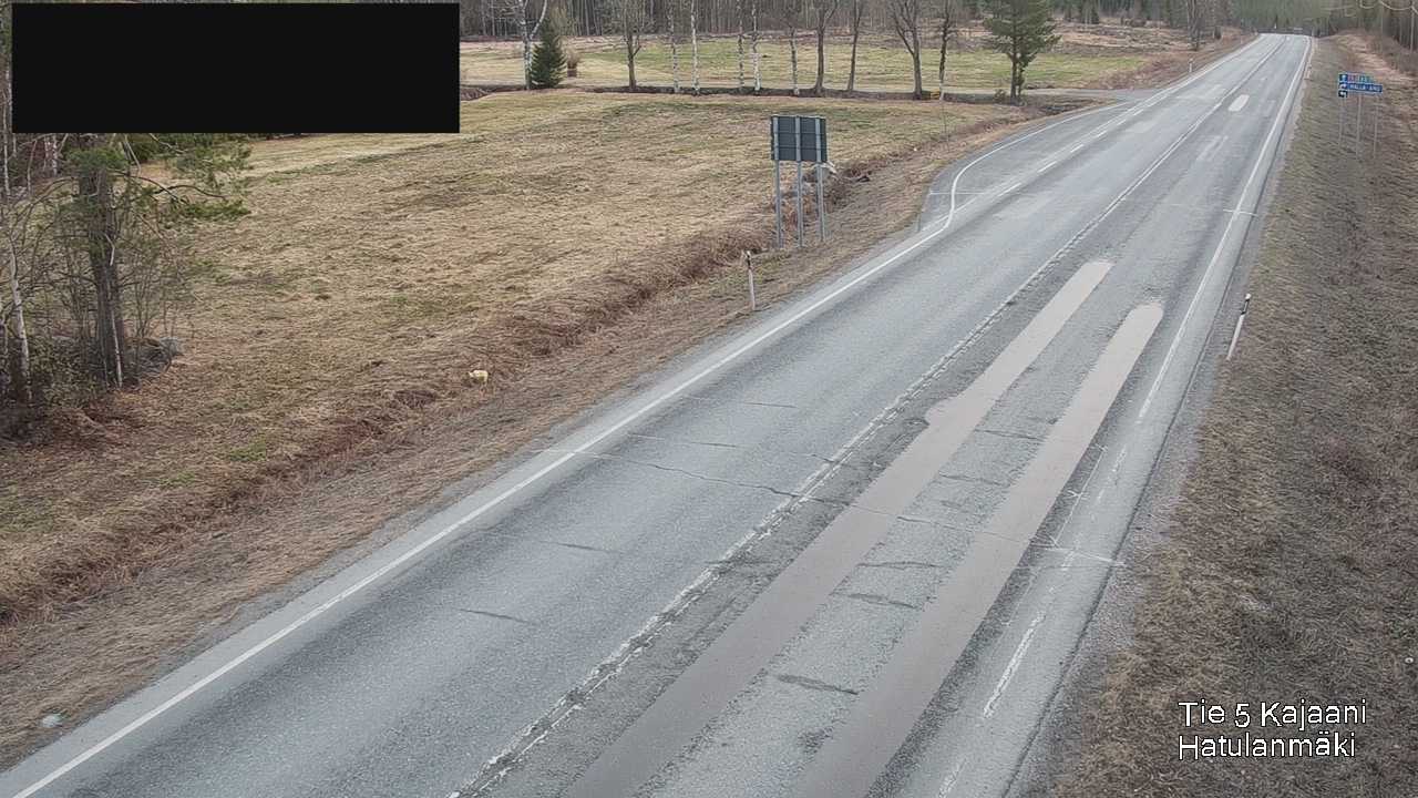 Weather Camera Image Väg 5 Kajanus, Hatulanmäki, Kajaani, Kainuu