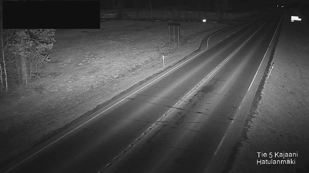Weather Camera Image Väg 5 Kajanus, Hatulanmäki, Kajaani, Kainuu
