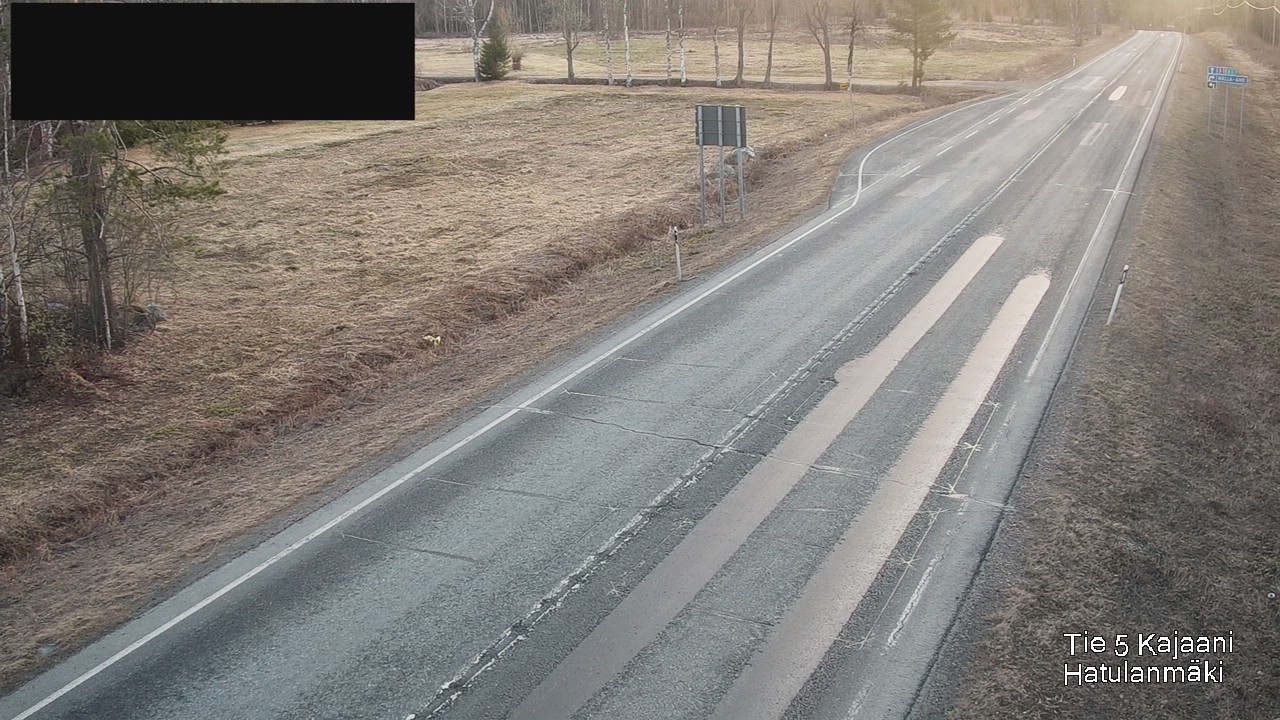Weather Camera Image Road 5 Kajaani, Hatulanmäki, Kajaani, Kainuu
