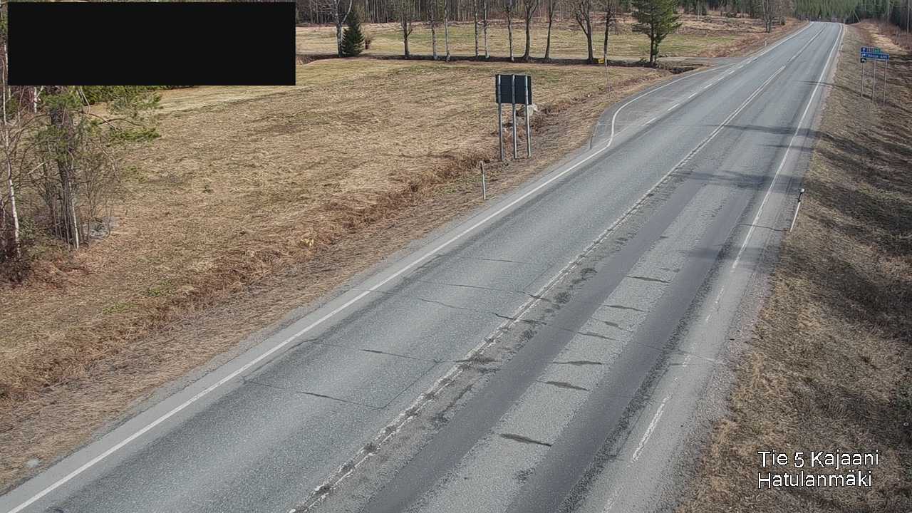 Weather Camera Image Road 5 Kajaani, Hatulanmäki, Kajaani, Kainuu