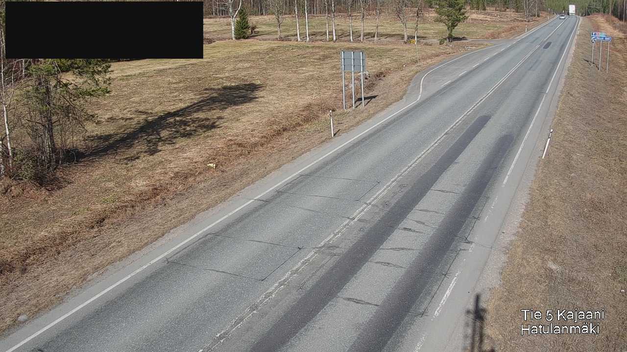 Weather Camera Image Road 5 Kajaani, Hatulanmäki, Kajaani, Kainuu