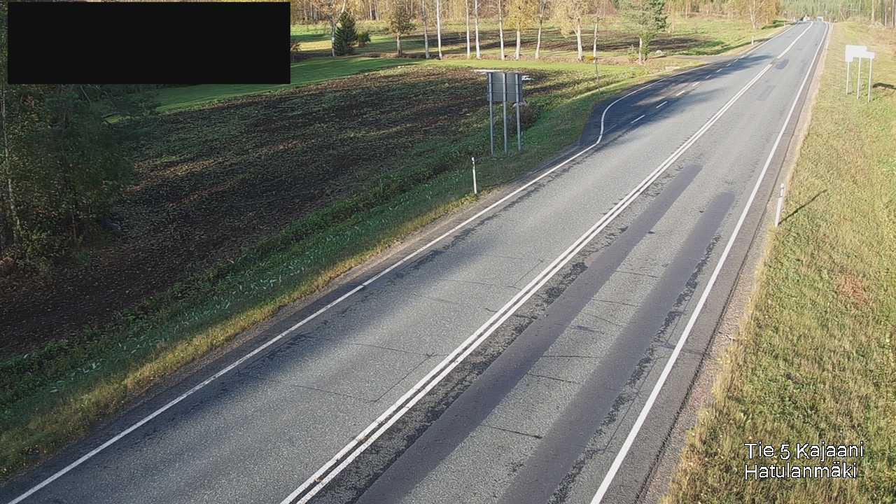 Weather Camera Image Väg 5 Kajanus, Hatulanmäki, Kajaani, Kainuu