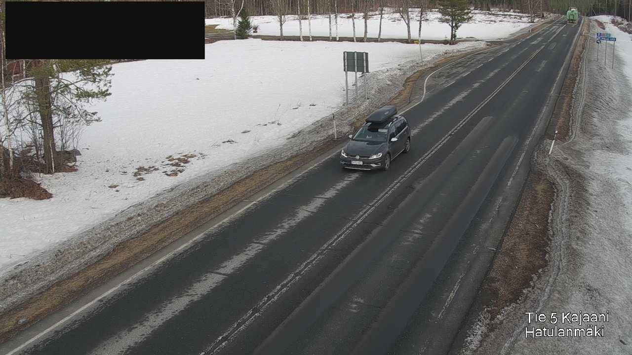 Weather Camera Image Väg 5 Kajanus, Hatulanmäki, Kajaani, Kainuu