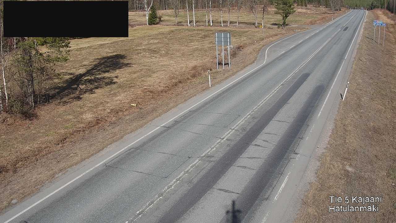 Weather Camera Image Road 5 Kajaani, Hatulanmäki, Kajaani, Kainuu