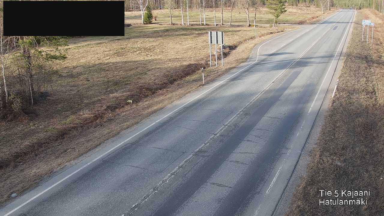 Weather Camera Image Road 5 Kajaani, Hatulanmäki, Kajaani, Kainuu
