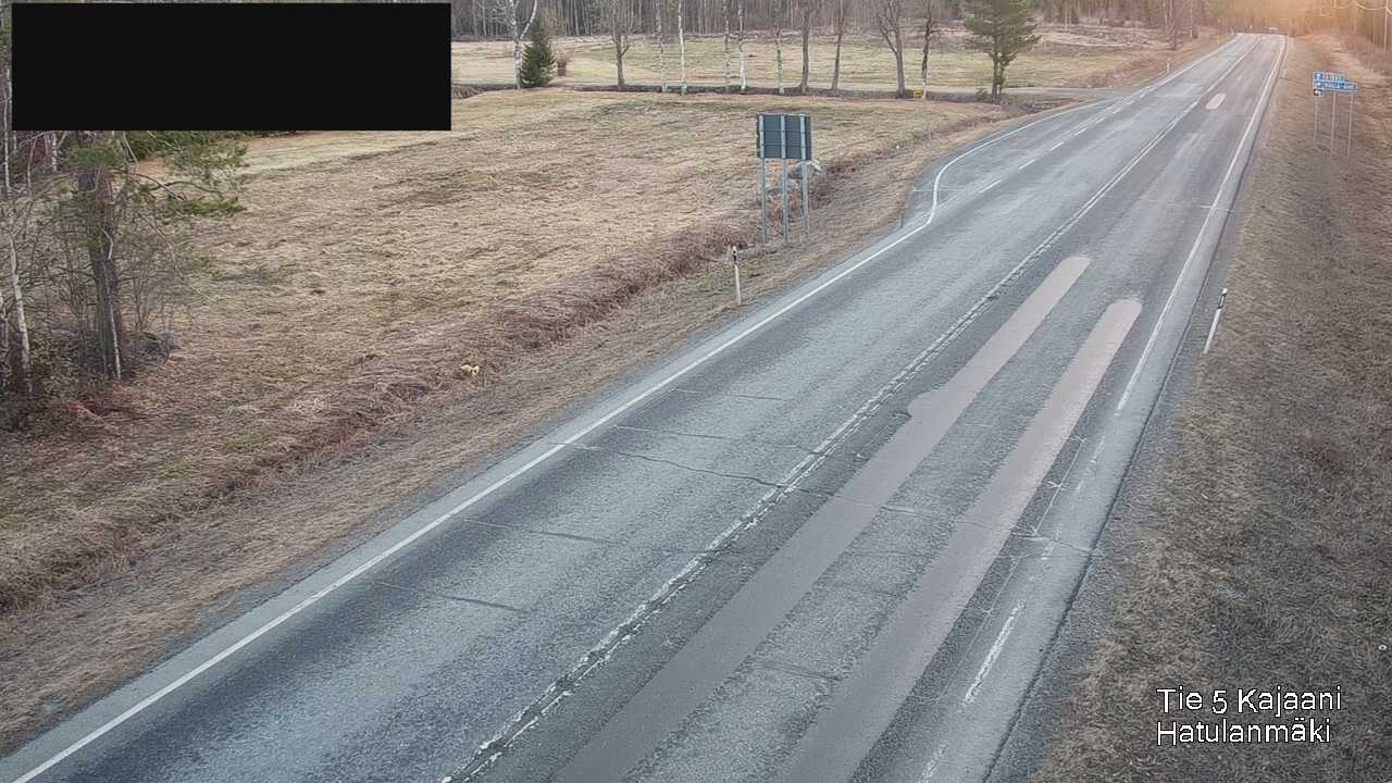 Weather Camera Image Road 5 Kajaani, Hatulanmäki, Kajaani, Kainuu