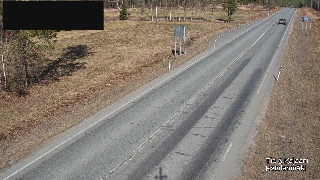 Weather Camera Image Road 5 Kajaani, Hatulanmäki, Kajaani, Kainuu