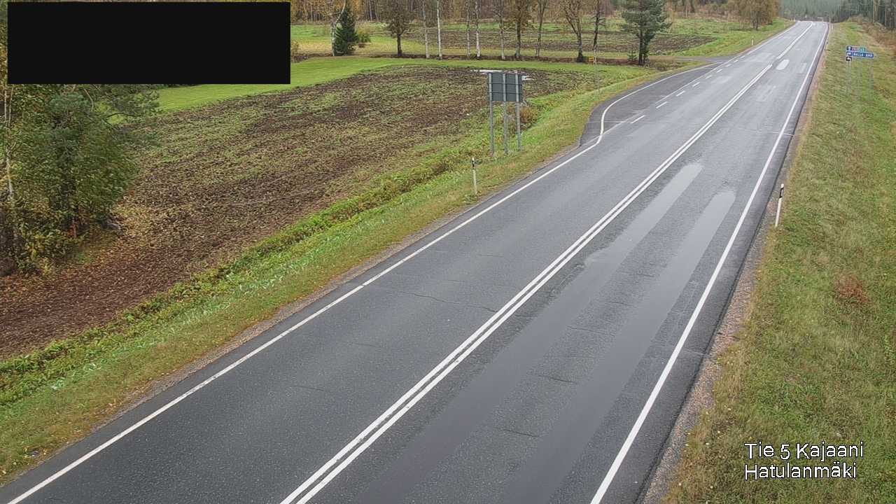 Weather Camera Image Väg 5 Kajanus, Hatulanmäki, Kajaani, Kainuu