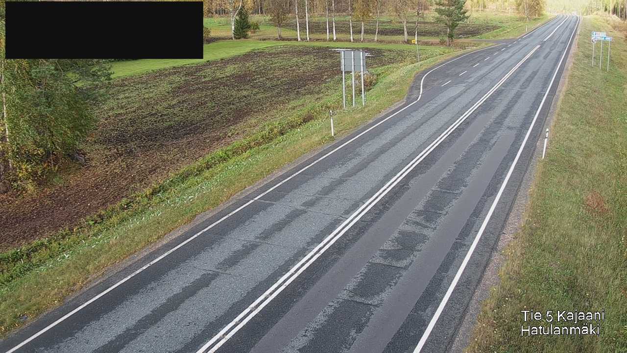 Weather Camera Image Väg 5 Kajanus, Hatulanmäki, Kajaani, Kainuu