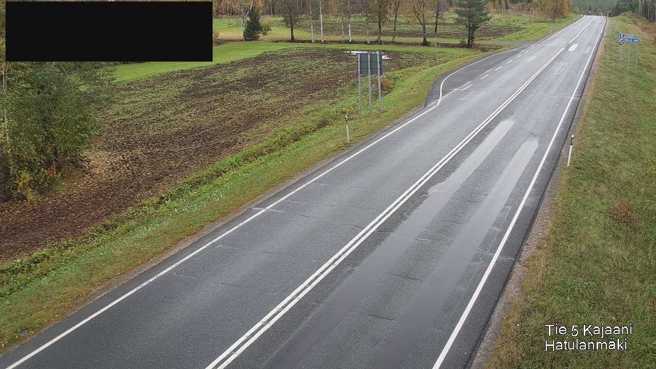 Weather Camera Image Väg 5 Kajanus, Hatulanmäki, Kajaani, Kainuu