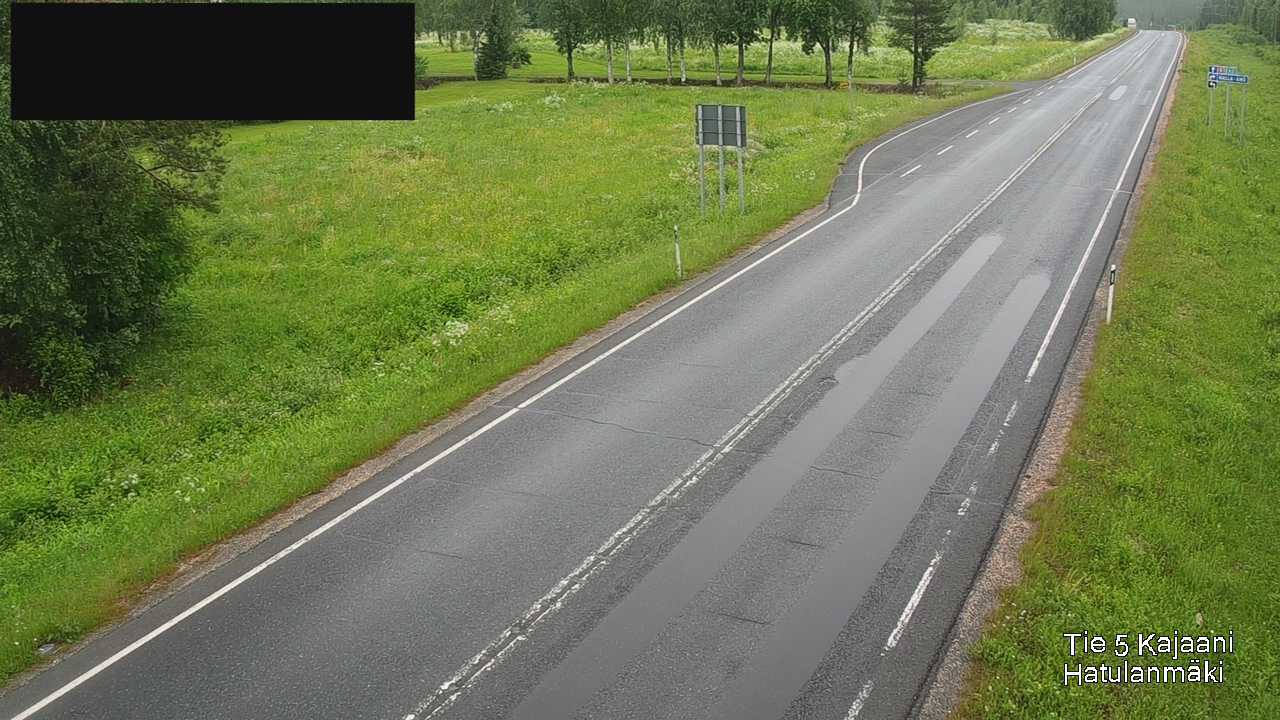 Weather Camera Image Väg 5 Kajanus, Hatulanmäki, Kajaani, Kainuu