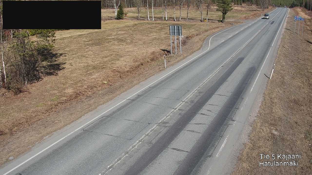 Weather Camera Image Road 5 Kajaani, Hatulanmäki, Kajaani, Kainuu