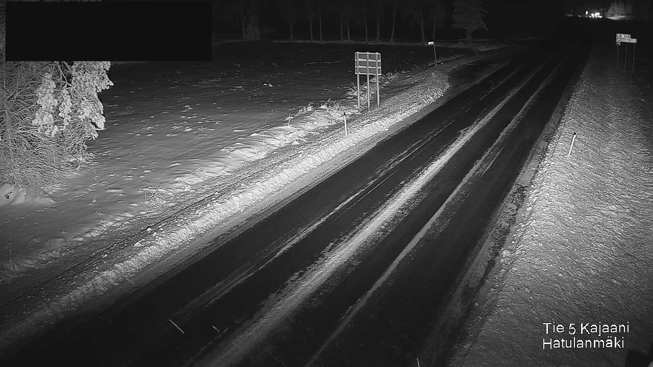 Weather Camera Image Väg 5 Kajanus, Hatulanmäki, Kajaani, Kainuu